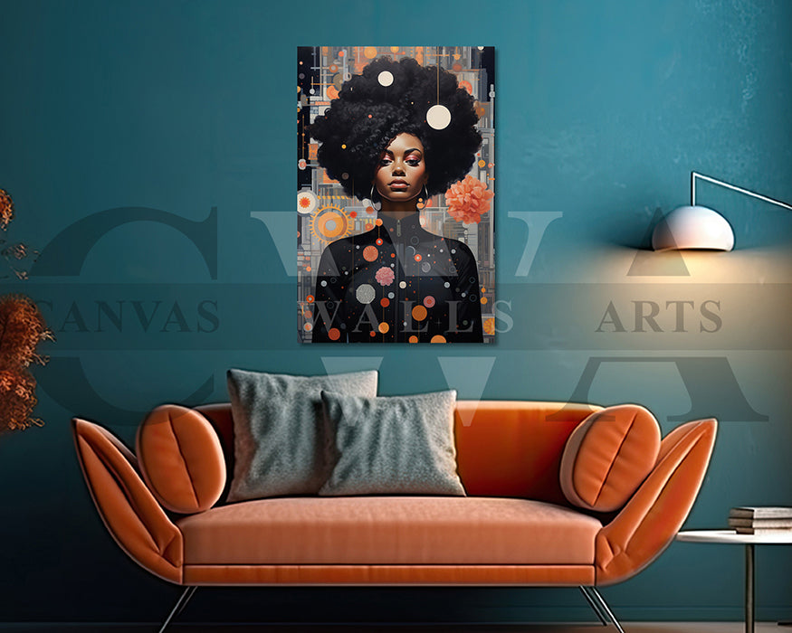 Woman Fashion Canvas Wall Art