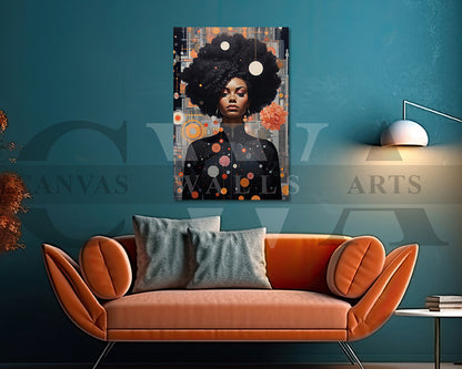 Woman Fashion Canvas Wall Art