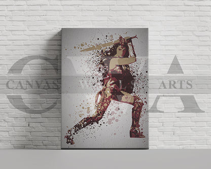 Wonder Woman Canvas Wall Art