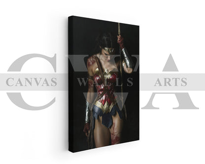 Wonder Woman Personified Canvas Wall Art