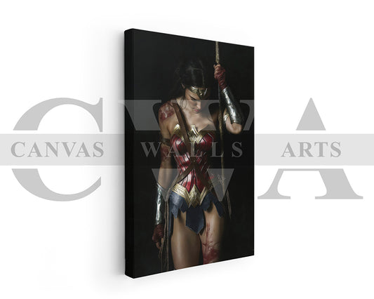 Wonder Woman Personified Canvas Wall Art