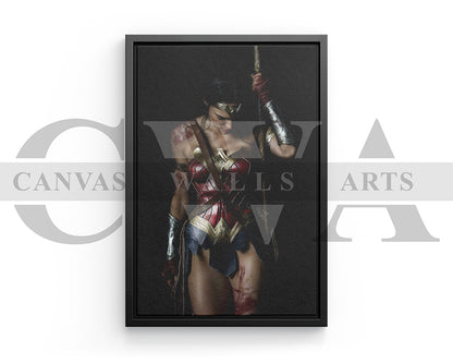 Wonder Woman Personified Canvas Wall Art