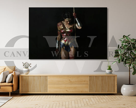 Wonder Woman Personified Poster Print