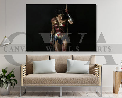 Wonder Woman Personified Poster Print