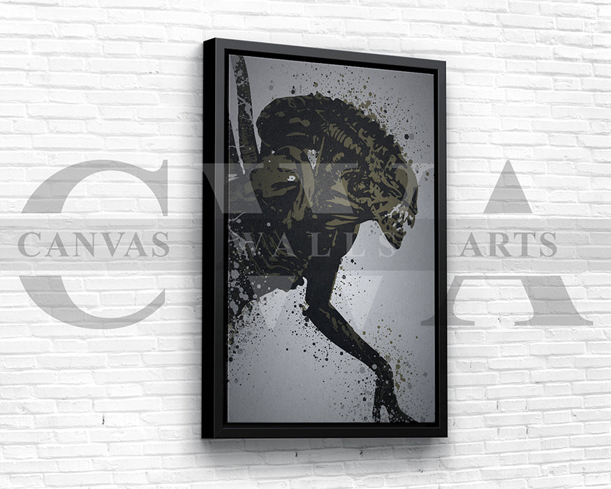 Xenomorph Canvas Wall Art
