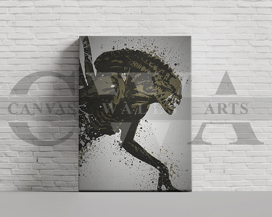 Xenomorph Canvas Wall Art