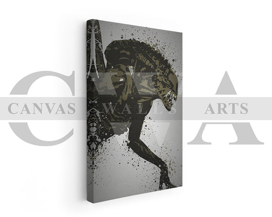 Xenomorph Canvas Wall Art