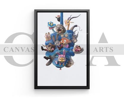 Zootopia Canvas Wall Art