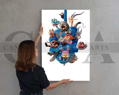 Zootopia Canvas Wall Art