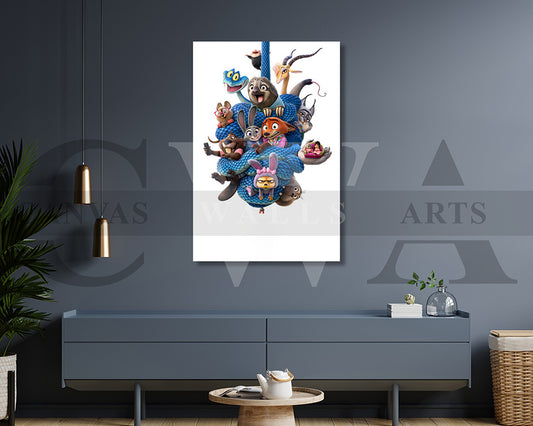 Zootopia Canvas Wall Art