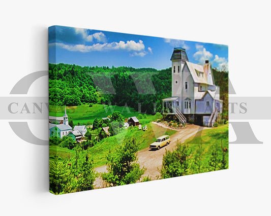 Beetlejuice The House Canvas Wall Art Movie Oil Painting Canvas Print